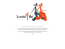 Tablet Screenshot of dance4you.at