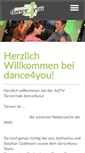 Mobile Screenshot of dance4you.de